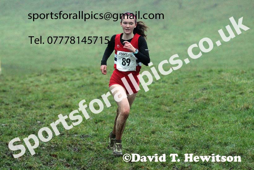 Womens under-17s and under-20s, NECAA Junior Cross Country Relays, Thornley Farm, Peterlee, Saturday, December 12th. Photo: David T. Hewitson/Sports for All Pics